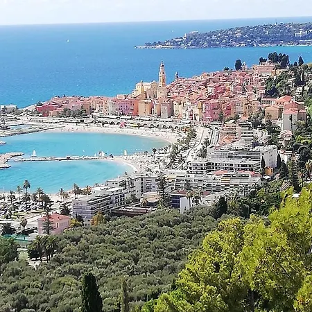 شقة Le Marly En Face Des Plages مينتون